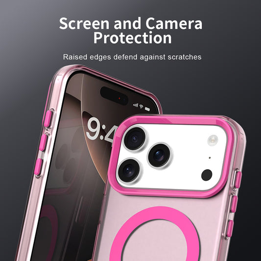 Custodia MagSafe per Apple iPhone 18 Pro Max / 17 Pro Max, Techsuit, CandyCase, Rosa