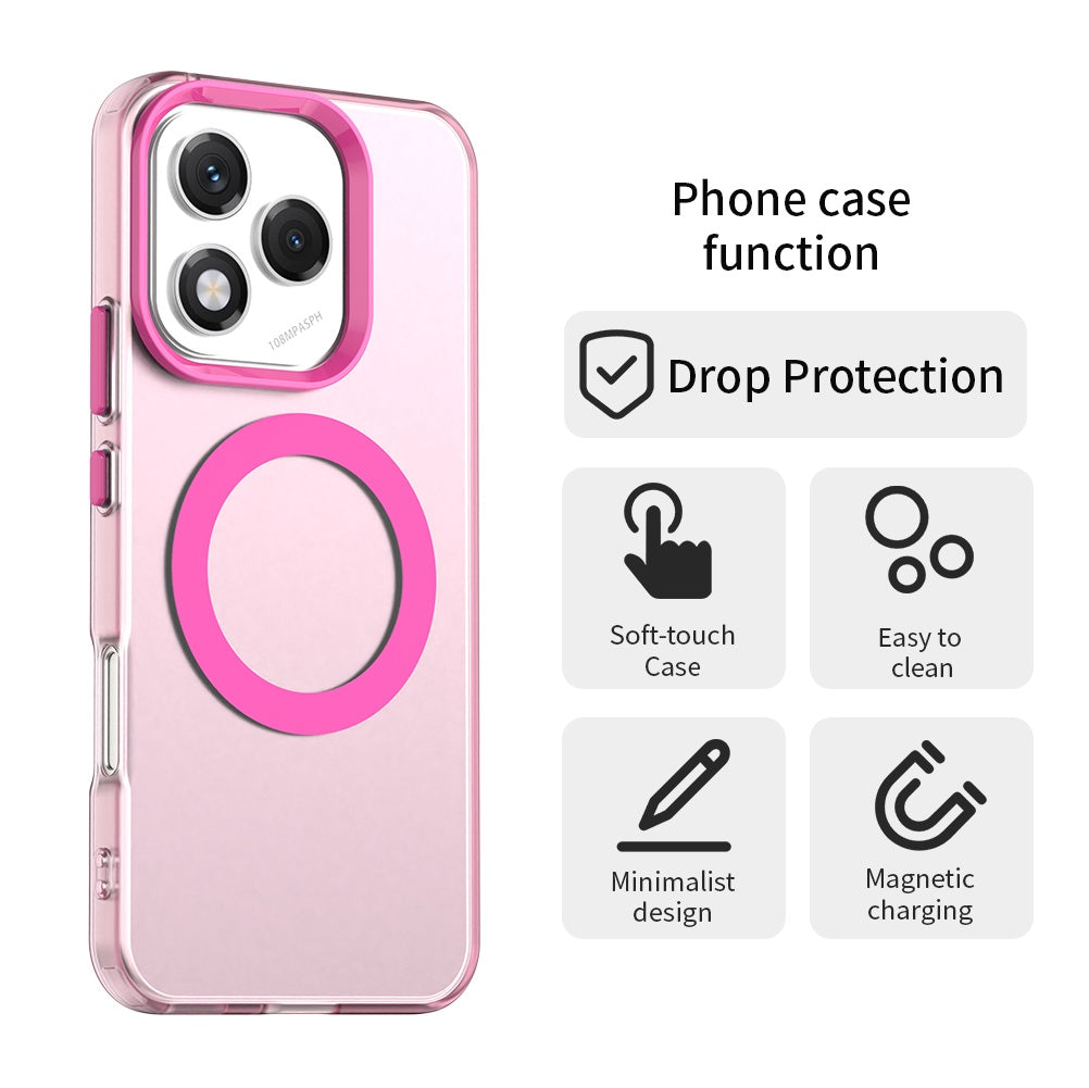 Custodia MagSafe per Honor 400 Lite, Techsuit, CandyCase, Rosa