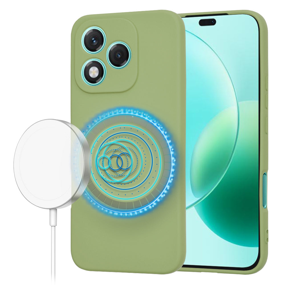 Custodia MagSafe per Honor 400 Lite, Techsuit, SoftFlex, Matcha