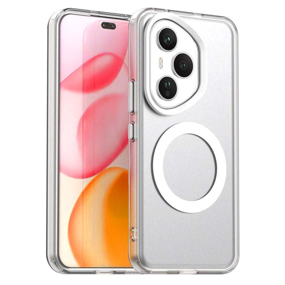Custodia MagSafe per Honor 400 Pro, Techsuit, CandyCase, Bianca