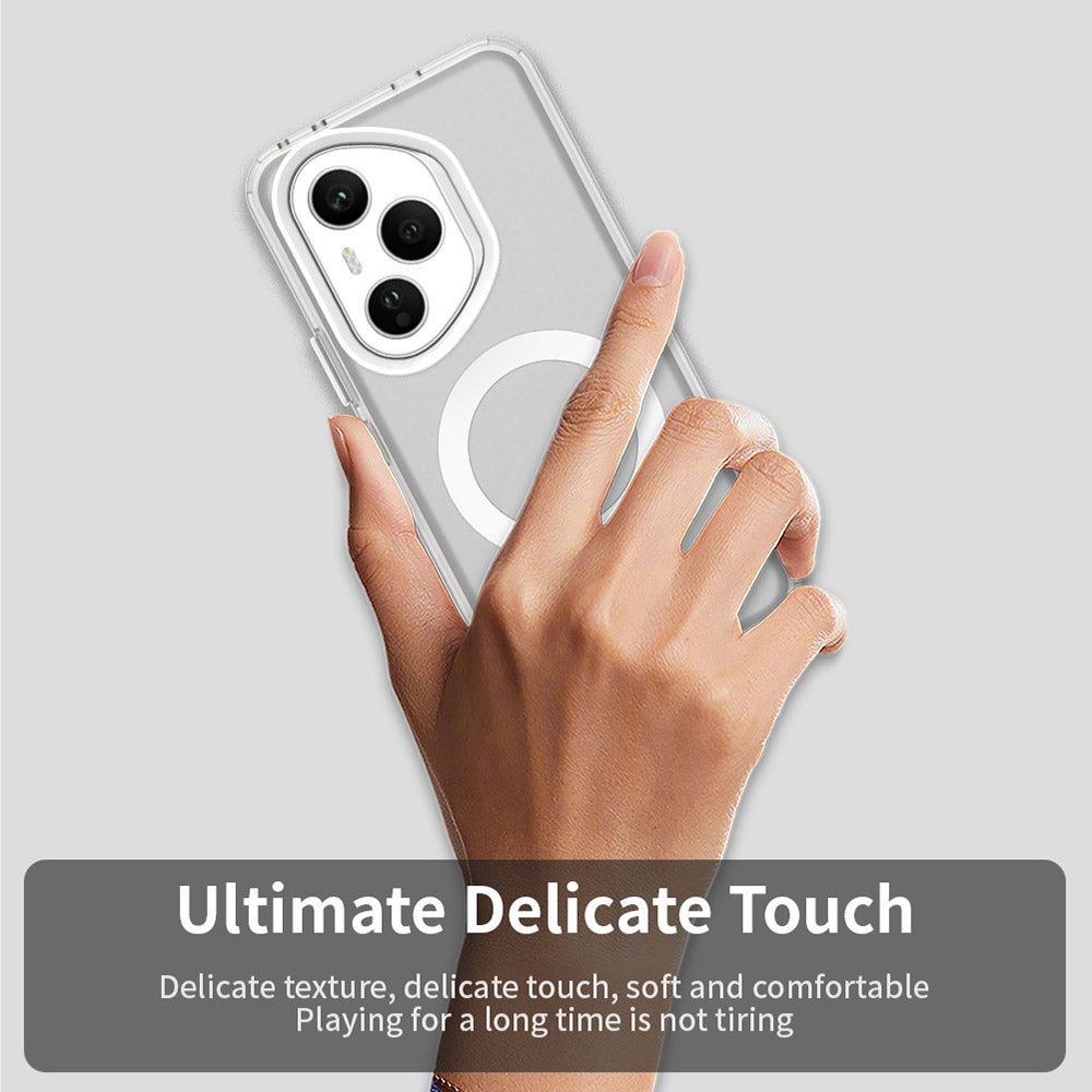 Custodia MagSafe per Honor 400 Pro, Techsuit, CandyCase, Bianca