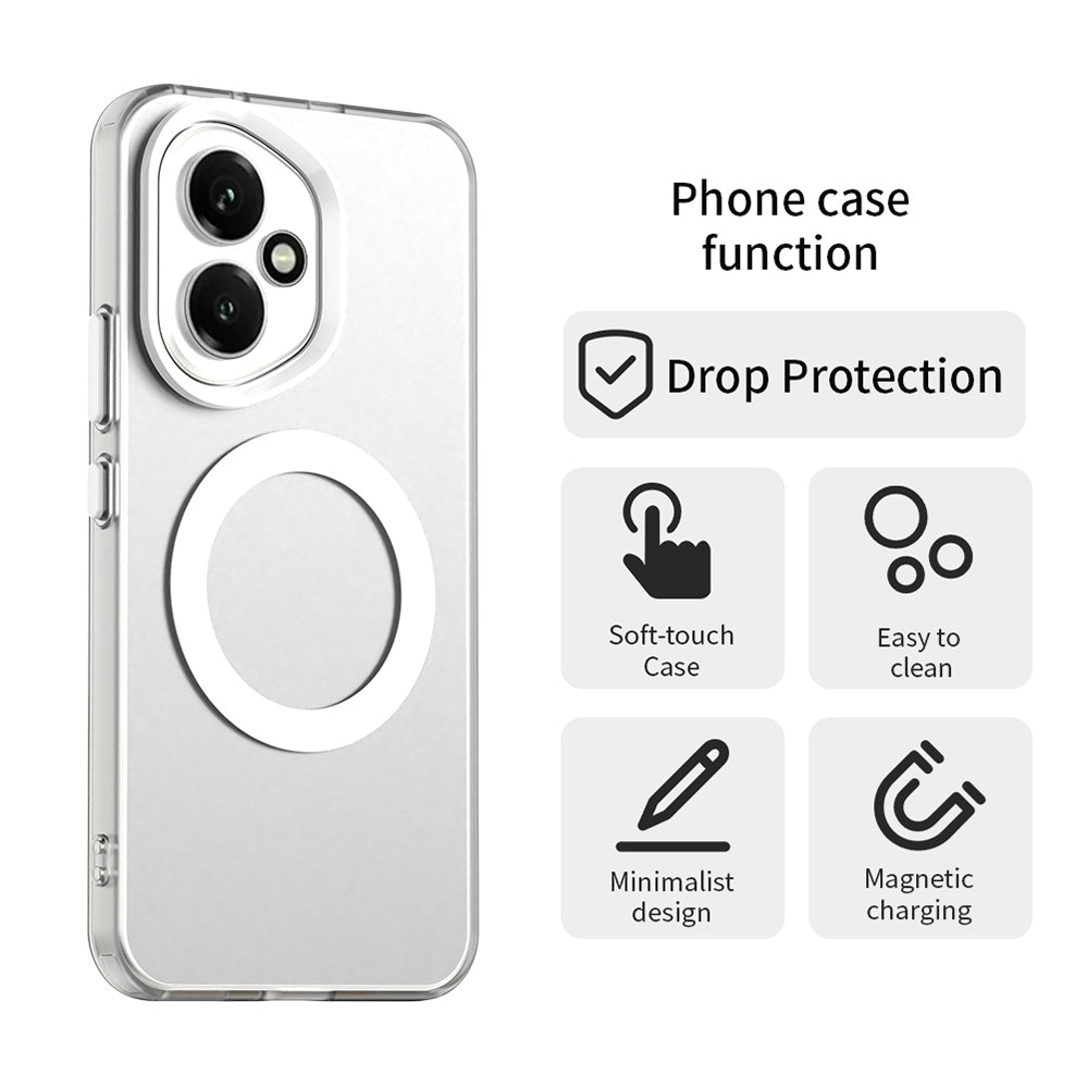 Custodia MagSafe per Honor 400, Techsuit, CandyCase, Bianca
