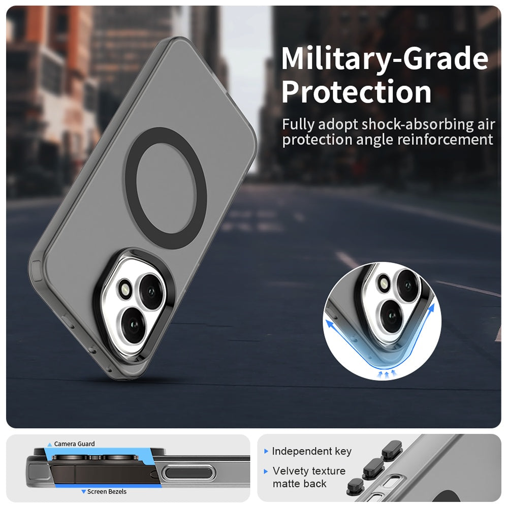 Custodia MagSafe per Honor 400, Techsuit, CandyCase, Nera