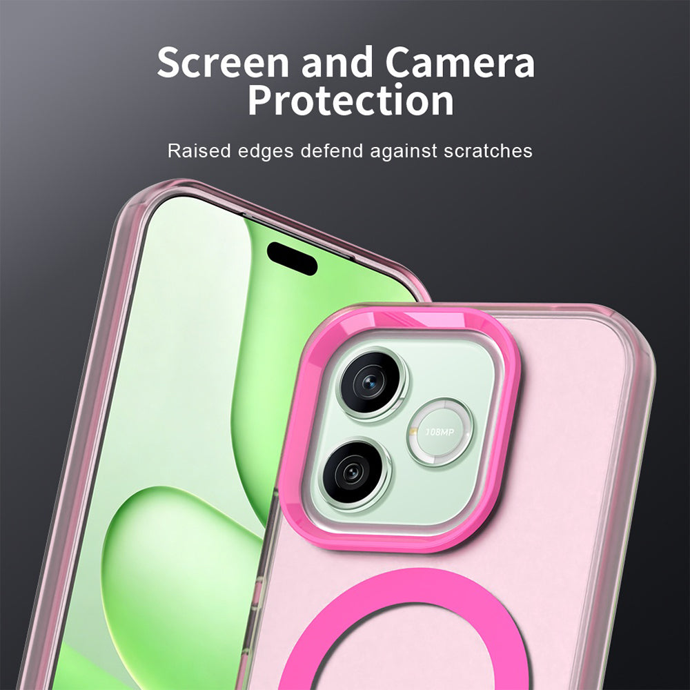 Custodia MagSafe per Honor 600 Pro / 600, Techsuit, CandyCase, Rosa