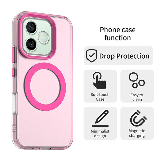 Custodia MagSafe per Honor 600 Pro / 600, Techsuit, CandyCase, Rosa