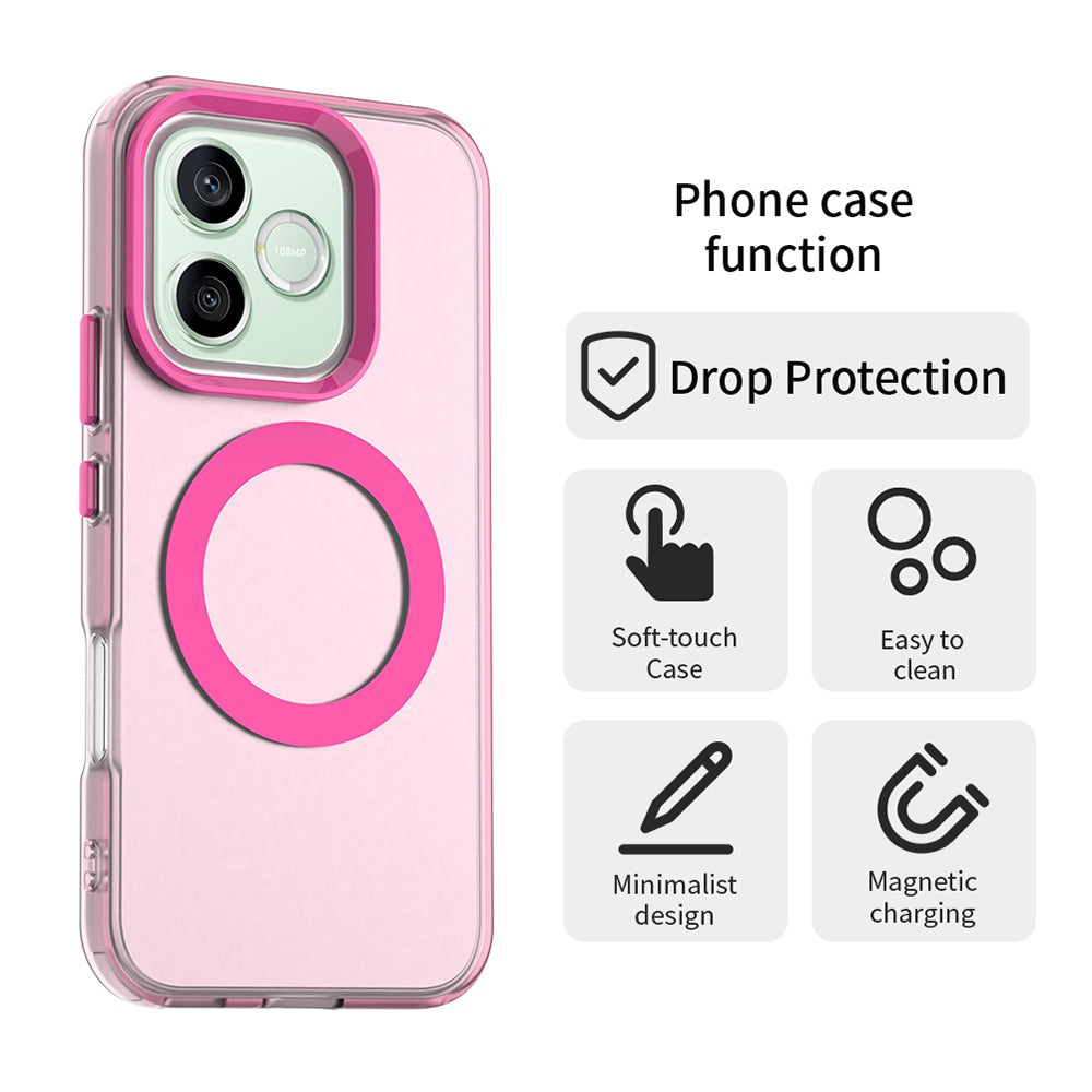 Custodia MagSafe per Honor 600 Pro / 600, Techsuit, CandyCase, Rosa