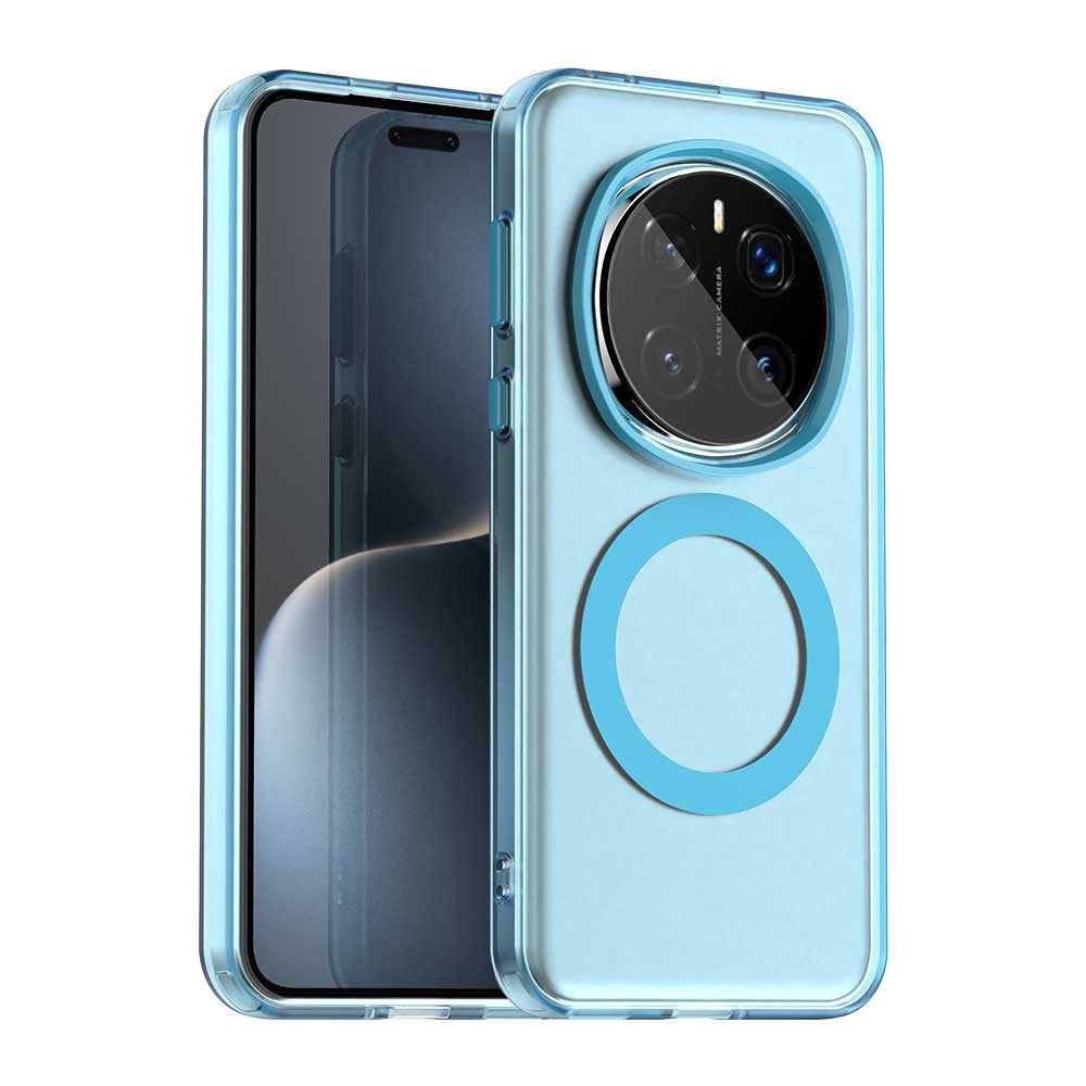 Custodia MagSafe per Honor Magic7 Pro, Techsuit, CandyCase, Blu