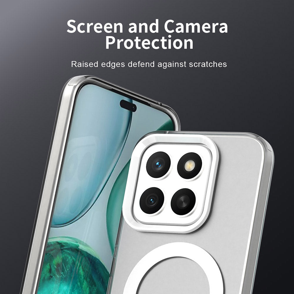 Custodia MagSafe per Honor X8c, Techsuit, CandyCase, Bianca