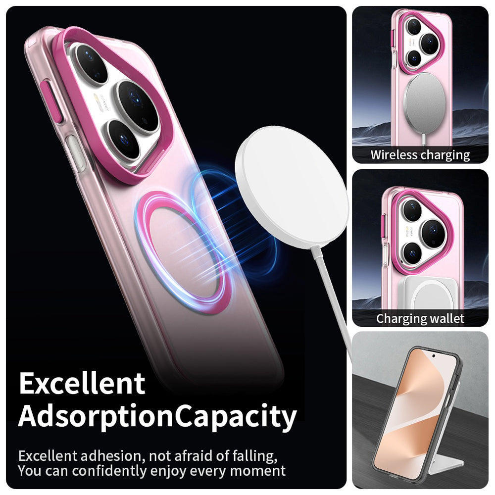 Custodia MagSafe per Huawei Pura 80 Pro, Techsuit, CandyCase, Rosa