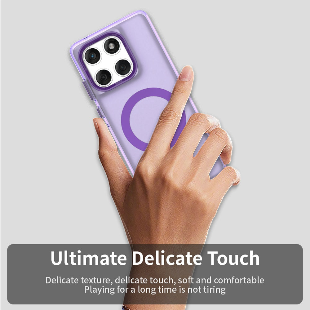 Custodia MagSafe per Motorola Edge 60 Fusion / Edge 60, Techsuit, CandyCase, Viola