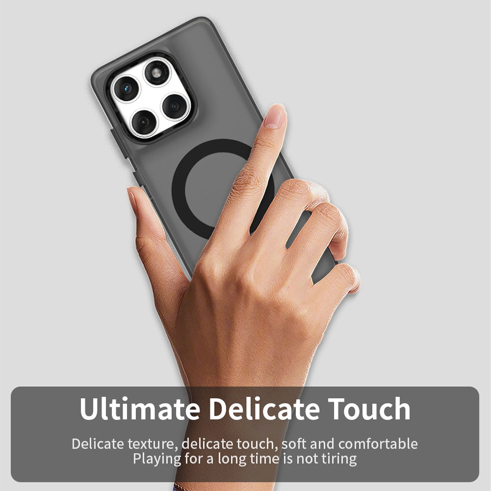 Custodia MagSafe per Motorola Edge 60 Fusion / Edge 60, Techsuit, CandyCase, Nera