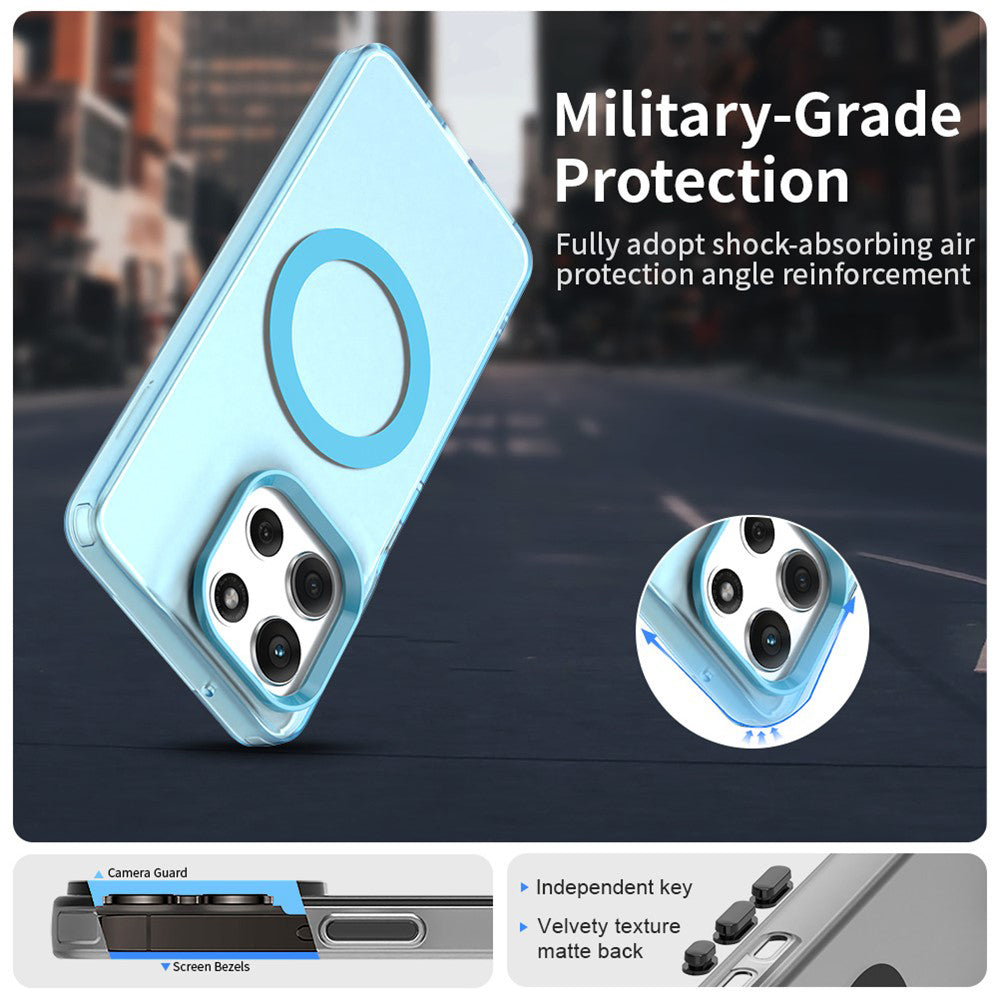Custodia MagSafe per Motorola Moto G86, Techsuit, CandyCase, Blu