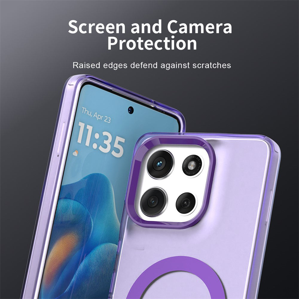 Custodia MagSafe per Motorola Moto G86, Techsuit, CandyCase, Viola