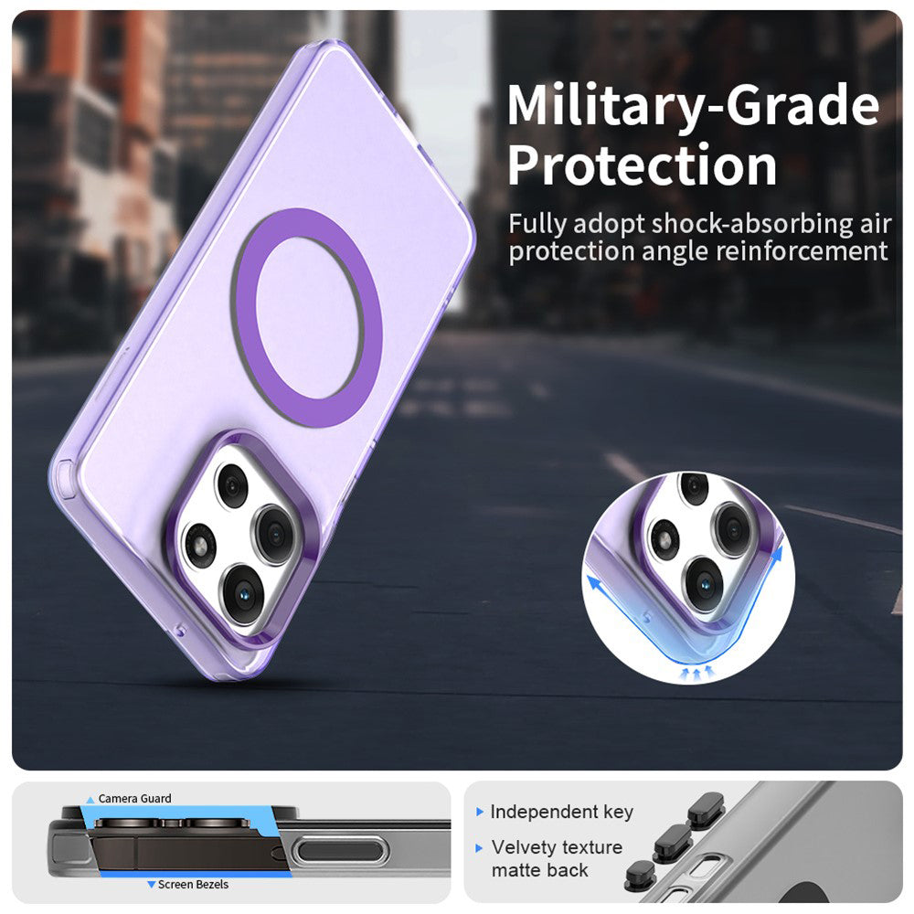 Custodia MagSafe per Motorola Moto G86, Techsuit, CandyCase, Viola