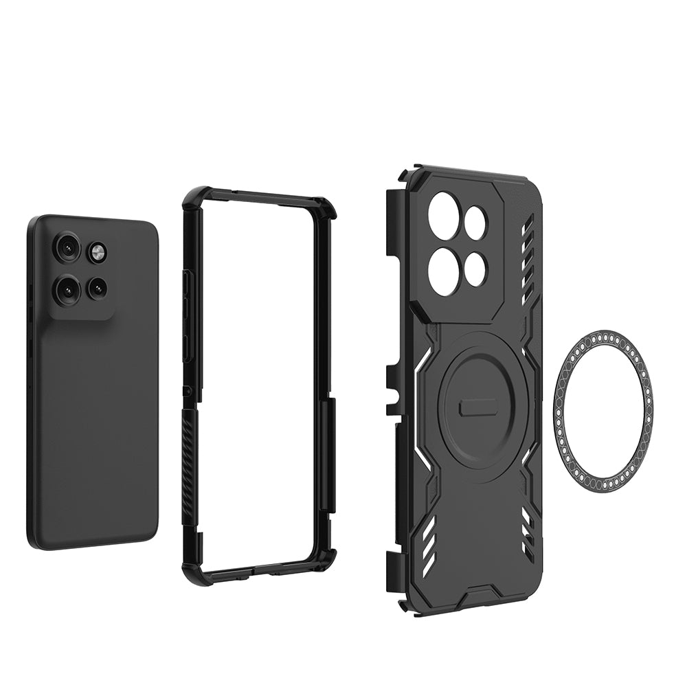 Custodia MagSafe per Motorola ThinkPhone 25 / Edge 50 Neo, Techsuit, ArmorMag, Blu