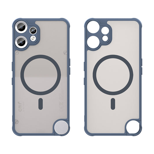 Custodia MagSafe per Nothing CMF Phone 2 Pro, Techsuit, HaloFrost II, Blu Navy