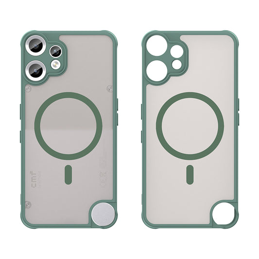 Custodia MagSafe per Nothing CMF Phone 2 Pro, Techsuit, HaloFrost II, Verde