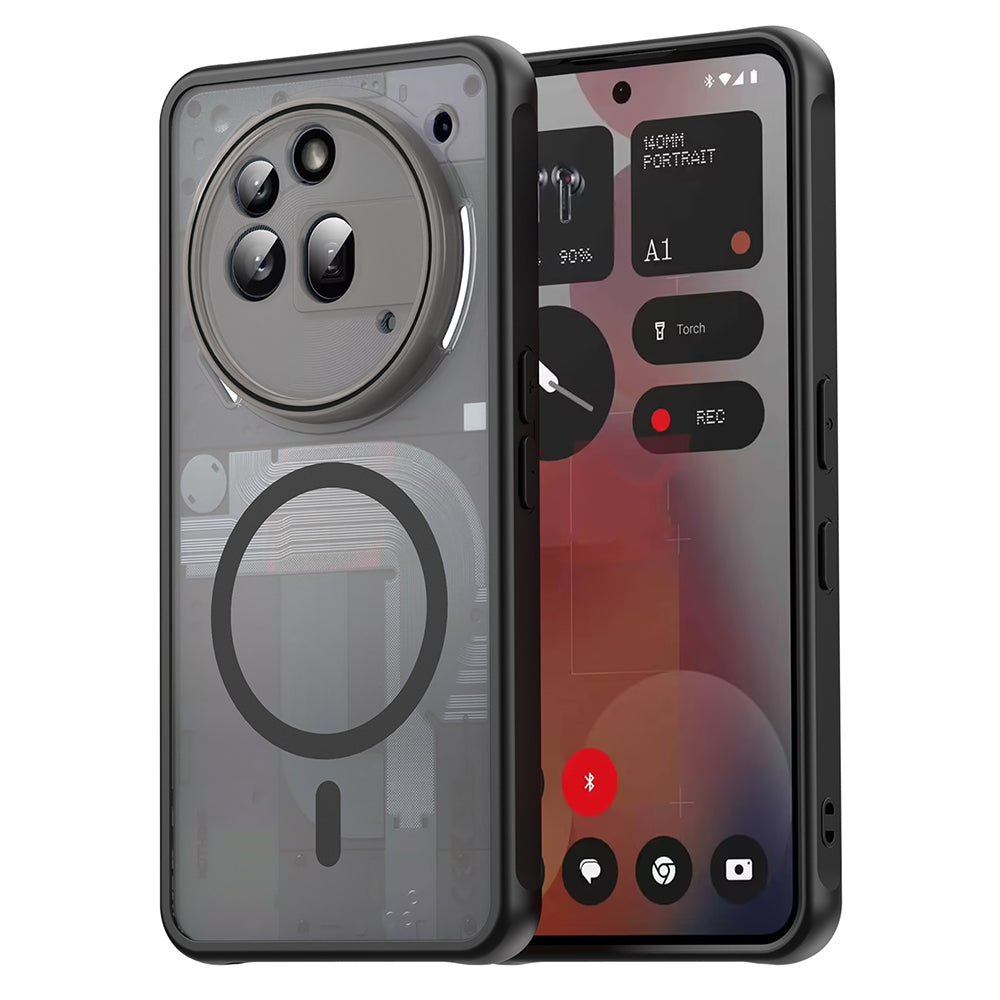 Custodia MagSafe per Nothing Phone (3a) Pro, Techsuit, HaloFrost II, Nera
