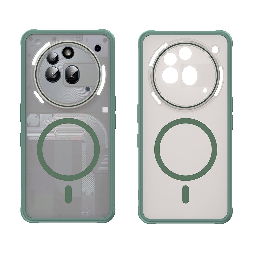 Custodia MagSafe per Nothing Phone (3a) Pro, Techsuit, HaloFrost II, Verde