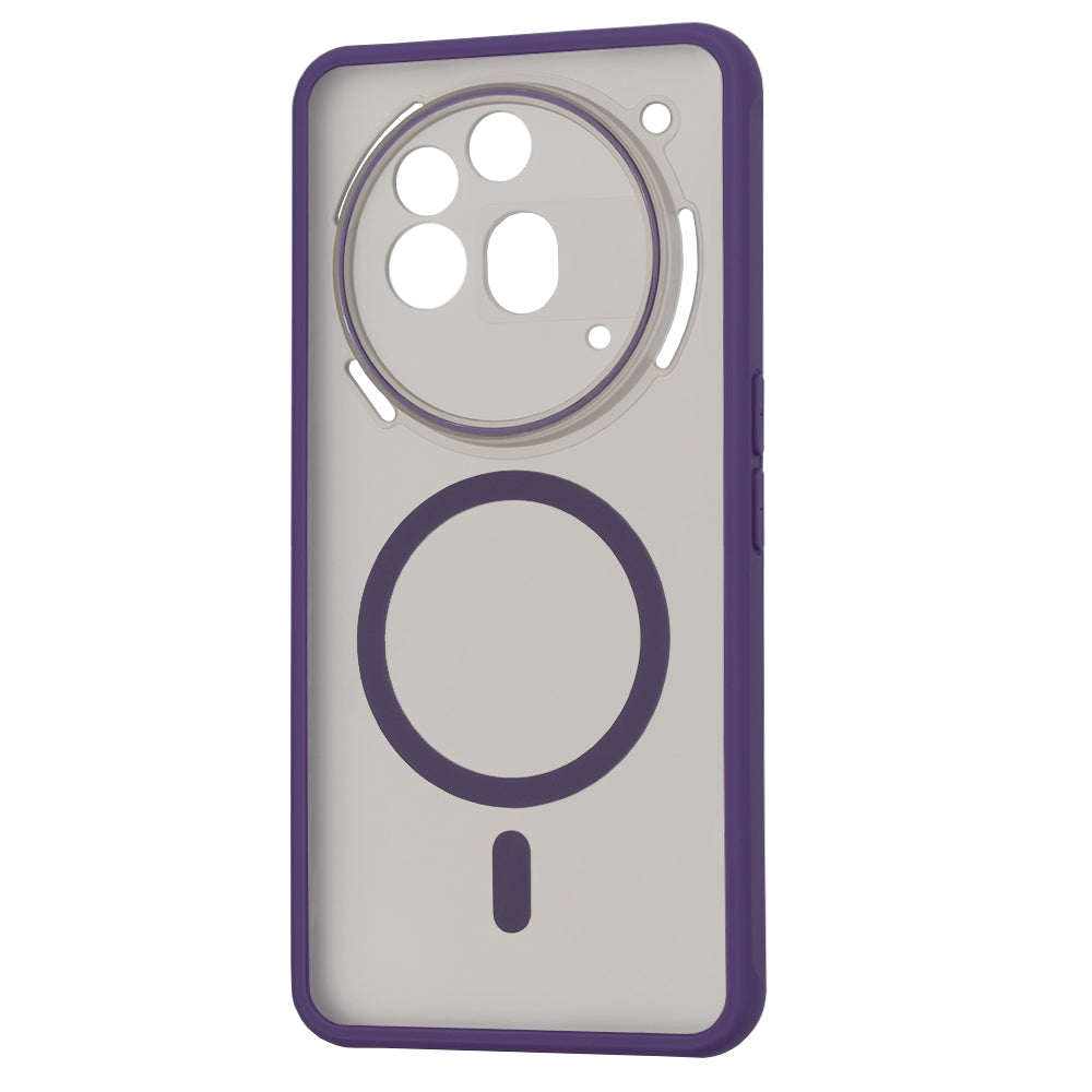 Custodia MagSafe per Nothing Phone (3a) Pro, Techsuit, HaloFrost, Viola Scuro