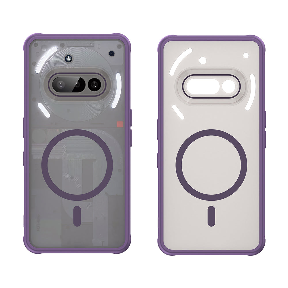 Custodia MagSafe per Nothing Phone (3a), Techsuit, HaloFrost II, Viola