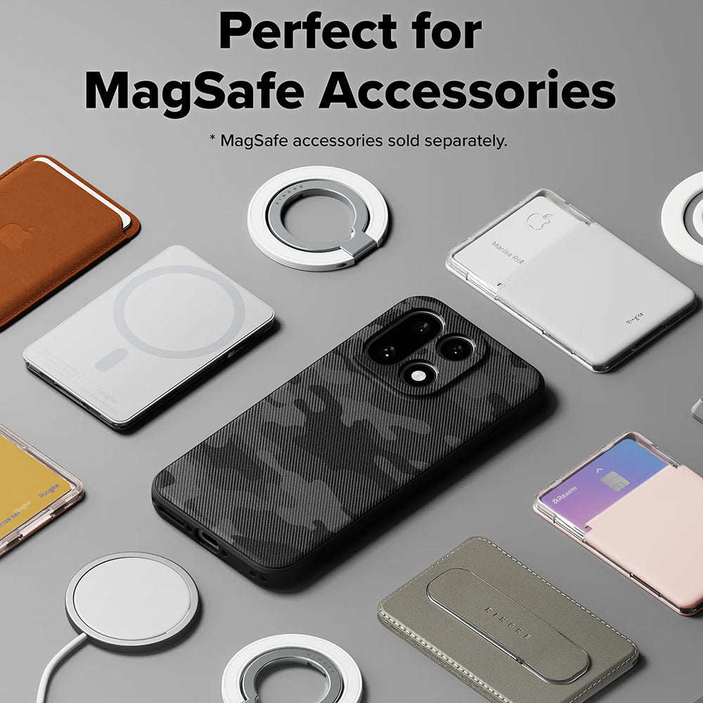 Custodia MagSafe per OnePlus 15, Ringke, Onyx, Camuffamento