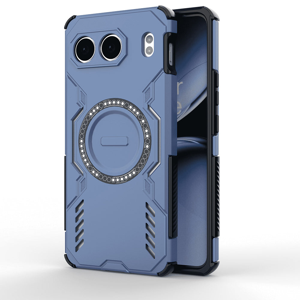 Custodia MagSafe per OnePlus Nord 4, Techsuit, ArmorMag, Blu