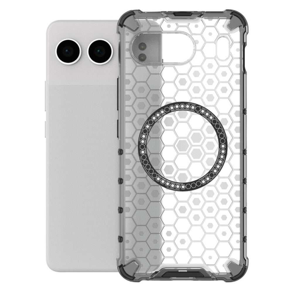 Custodia MagSafe per OnePlus Nord 4, Techsuit, HoneyComb Shield, Bianca