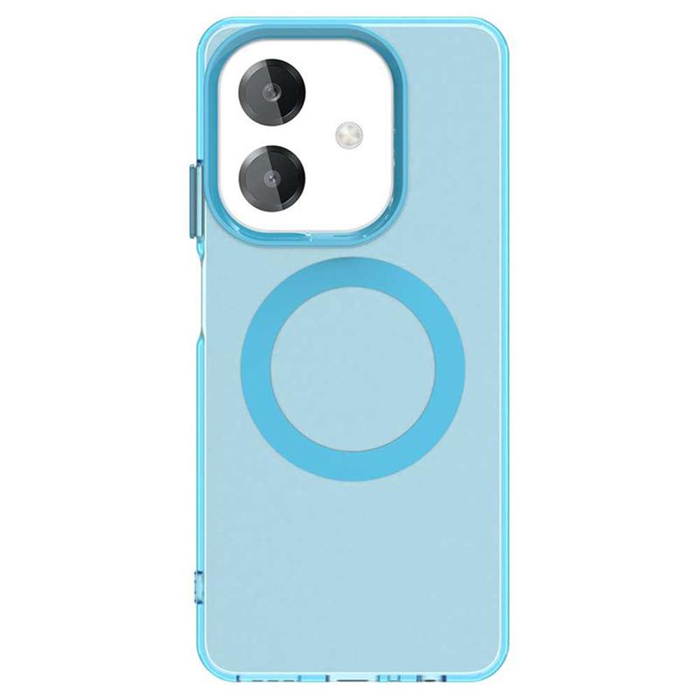 Custodia MagSafe per Oppo A3 4G / A3 5G, Techsuit, CandyCase, Blu