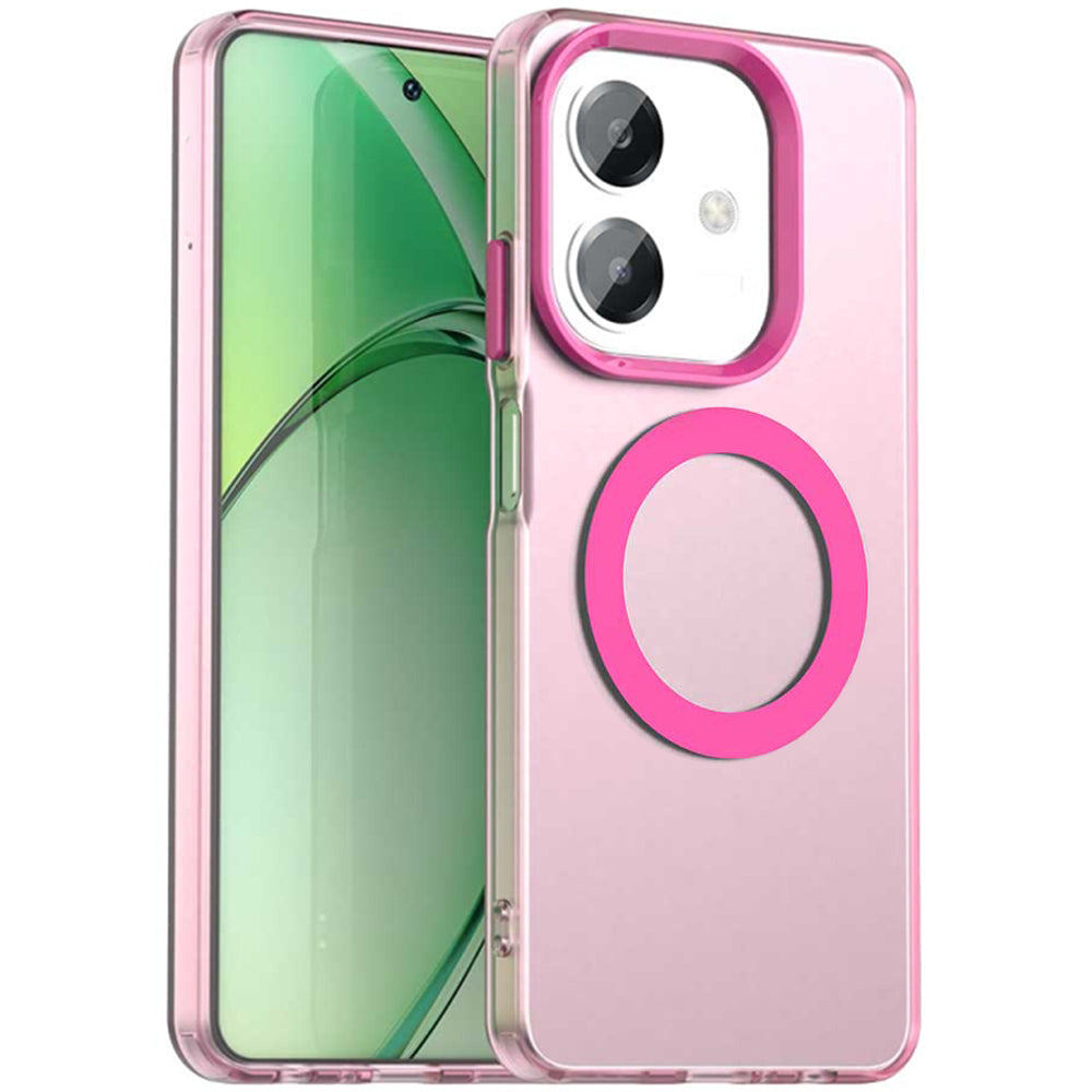 Custodia MagSafe per Oppo A3 4G / A3 5G, Techsuit, CandyCase, Rosa