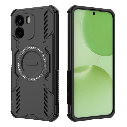 Custodia MagSafe per Oppo A6 4G, Techsuit, ArmorMag, Nera
