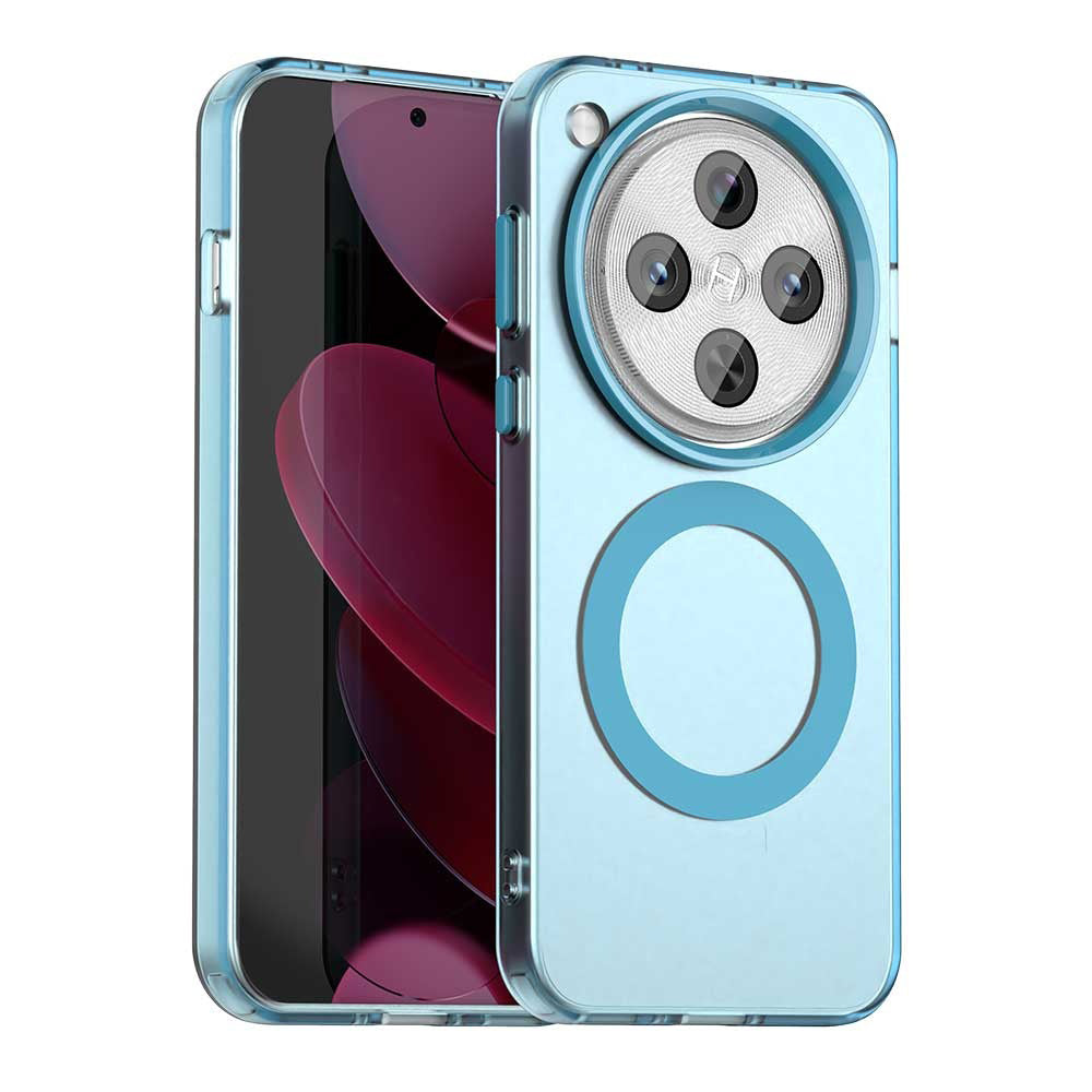 Custodia MagSafe per Oppo Find X8 Pro, Techsuit, CandyCase, Blu