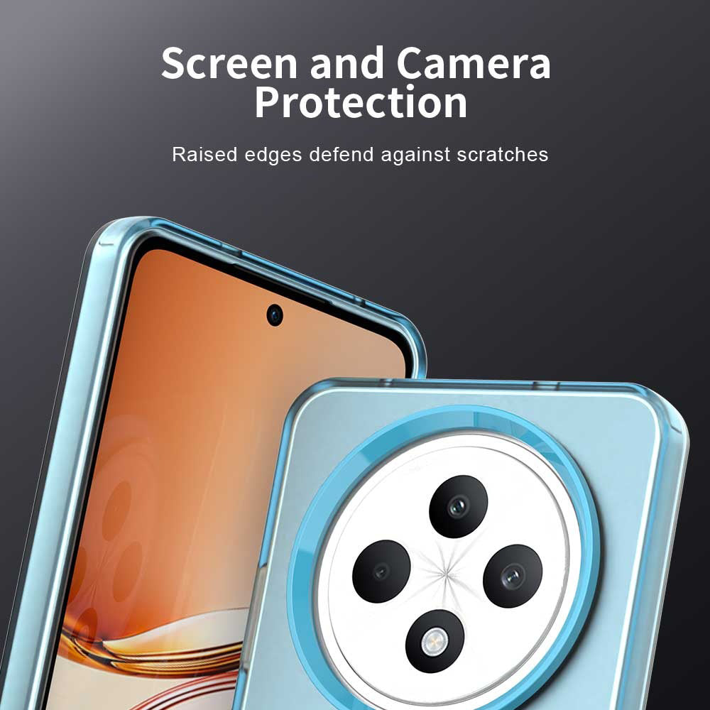 Custodia MagSafe per Oppo Reno12 FS 5G / Reno12 FS 4G / Reno12 F 4G / Reno12 F, Techsuit, CandyCase, Blu