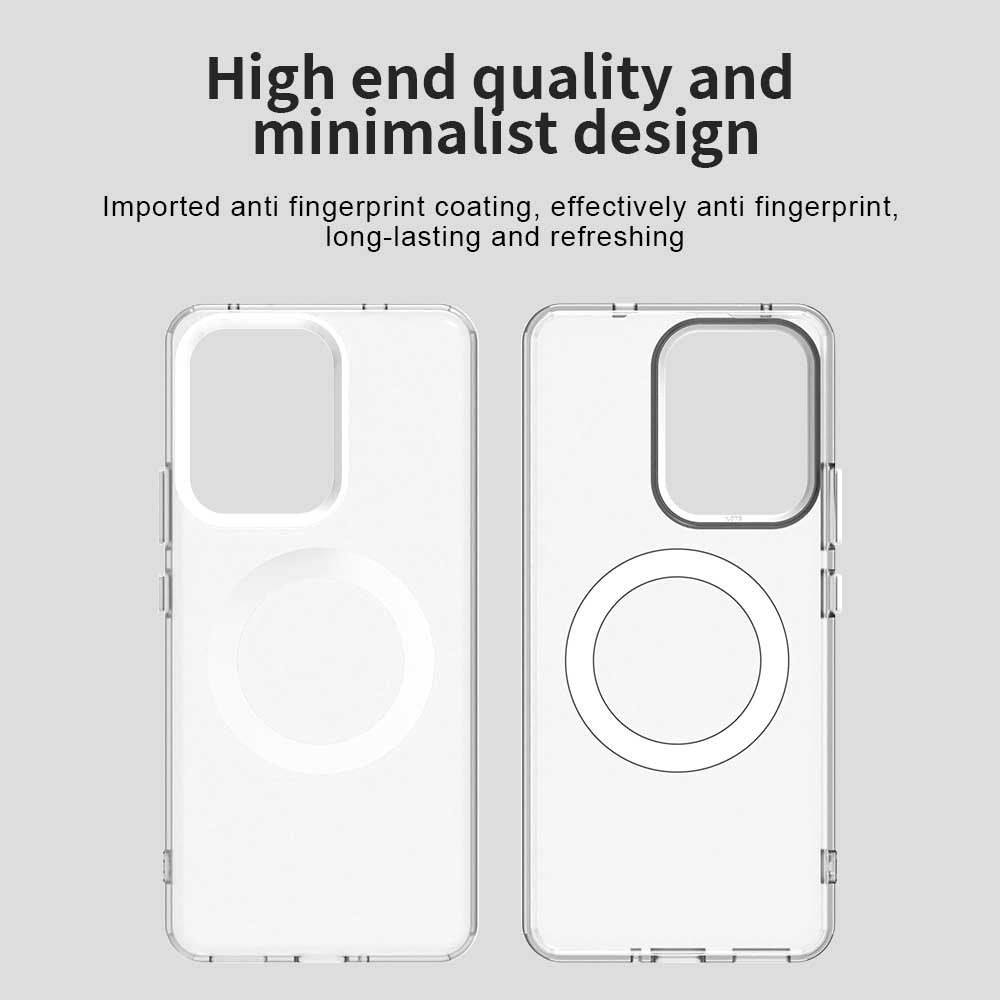 Custodia MagSafe per Oppo Reno13 FS 5G / Reno13 F 4G / Reno13 F, Techsuit, CandyCase, Bianca
