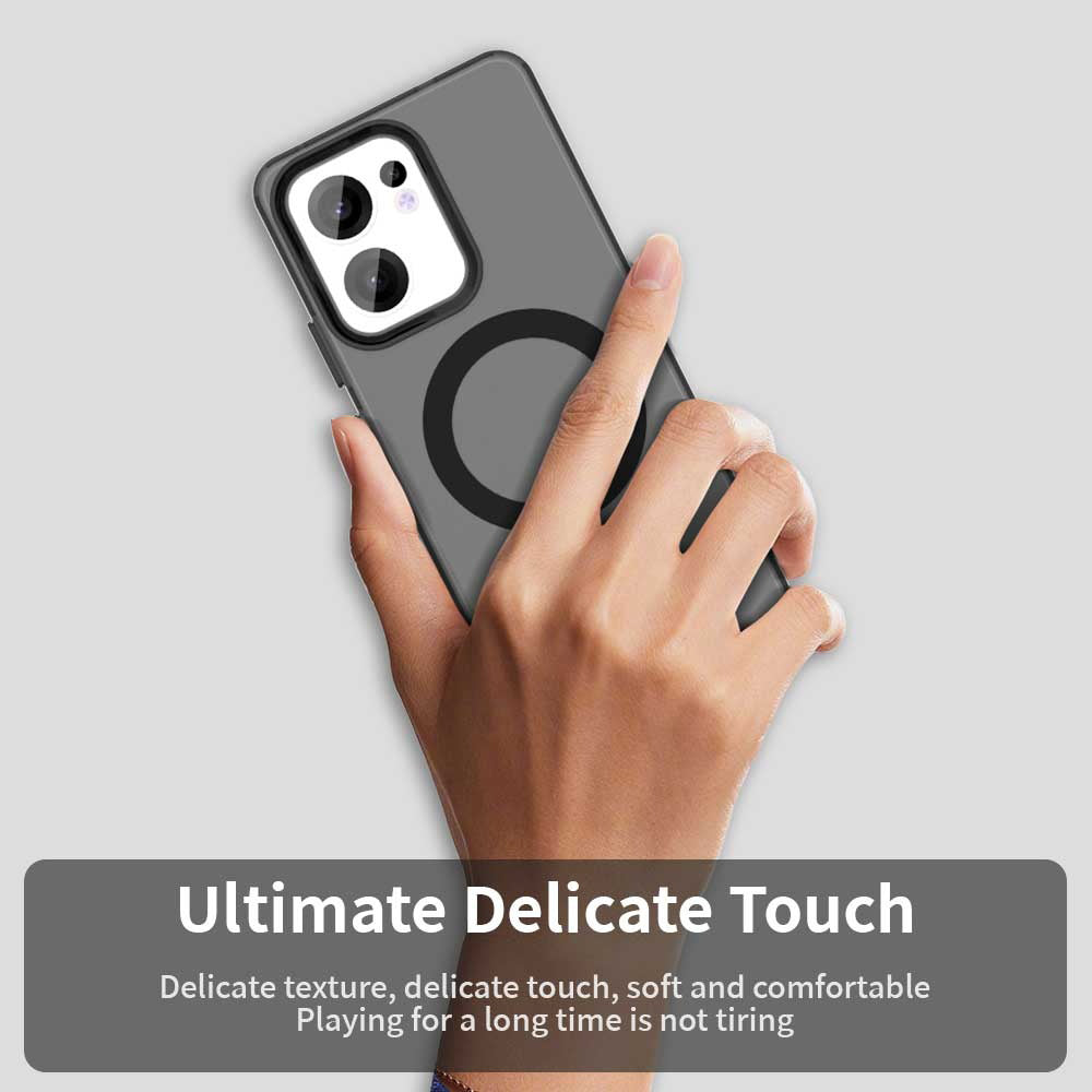 Custodia MagSafe per Oppo Reno13 FS 5G / Reno13 F 4G / Reno13 F, Techsuit, CandyCase, Nera