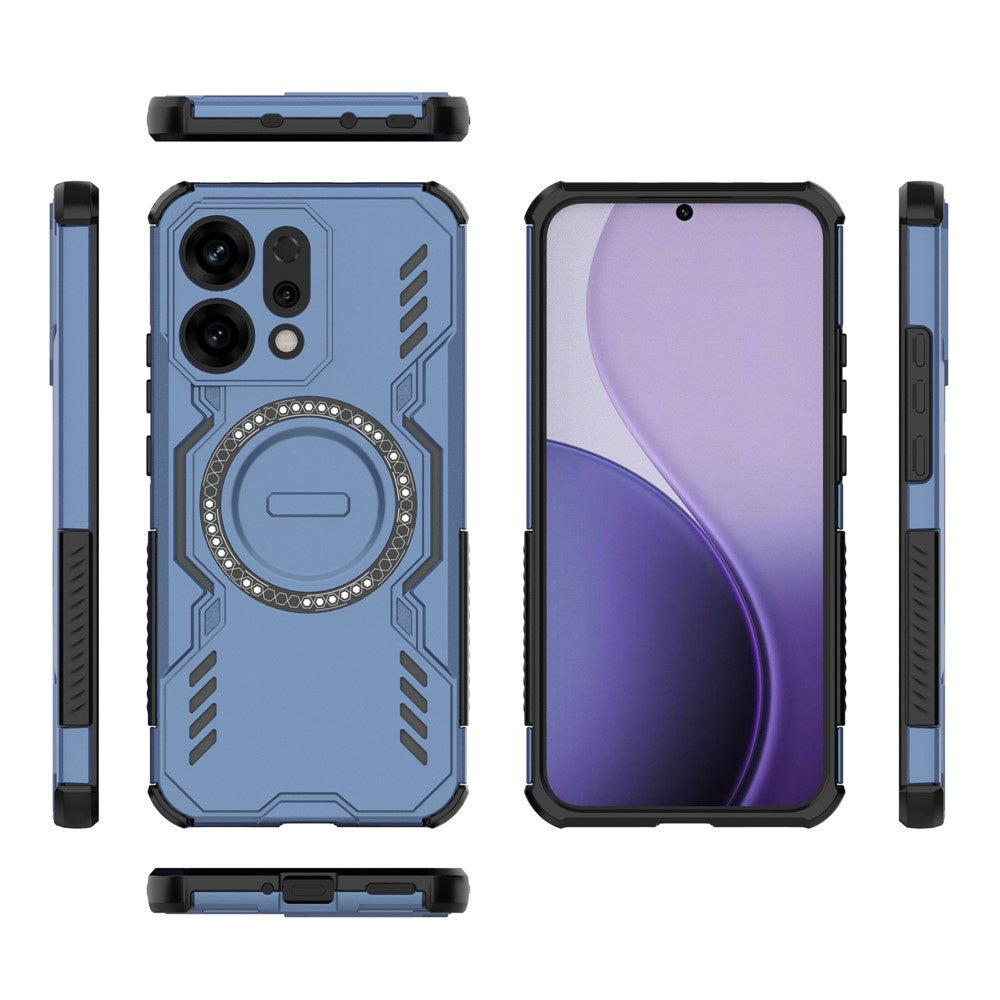 Custodia MagSafe per Oppo Reno14, Techsuit, ArmorMag, Blu