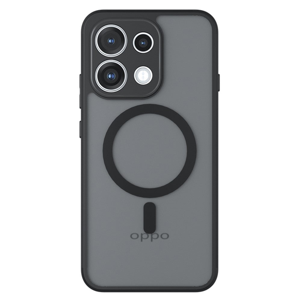 Custodia MagSafe per Oppo Reno16 F / Reno16 FS, Techsuit, PureFrost, Nero Satinato