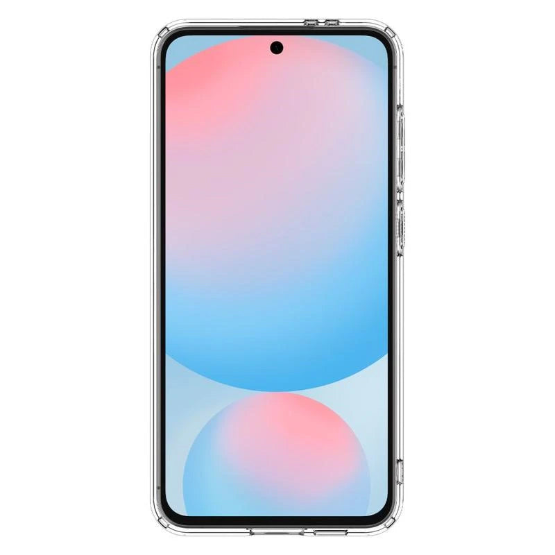 Custodia MagSafe per Samsung Galaxy S24 FE S721, Spigen, anello in metallo ultra ibrido, trasparente