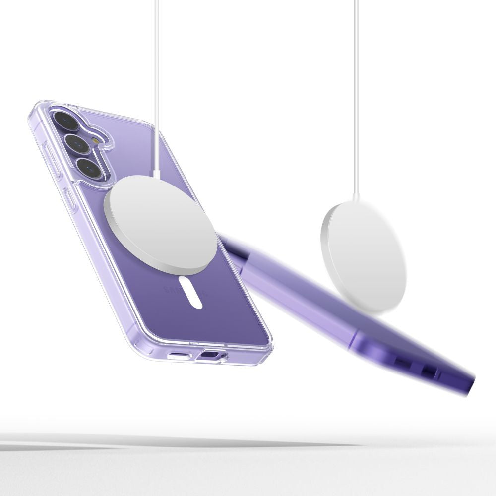 Custodia MagSafe per Samsung Galaxy A36 A366, Tech-Protect, Flexair Hybrid, Trasparente