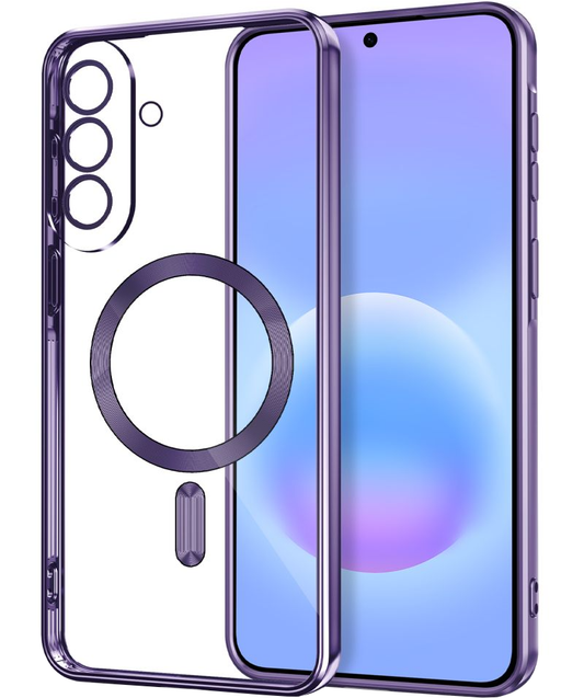Custodia MagSafe per Samsung Galaxy A37 5G, Tech-Protect, Magflex, Viola