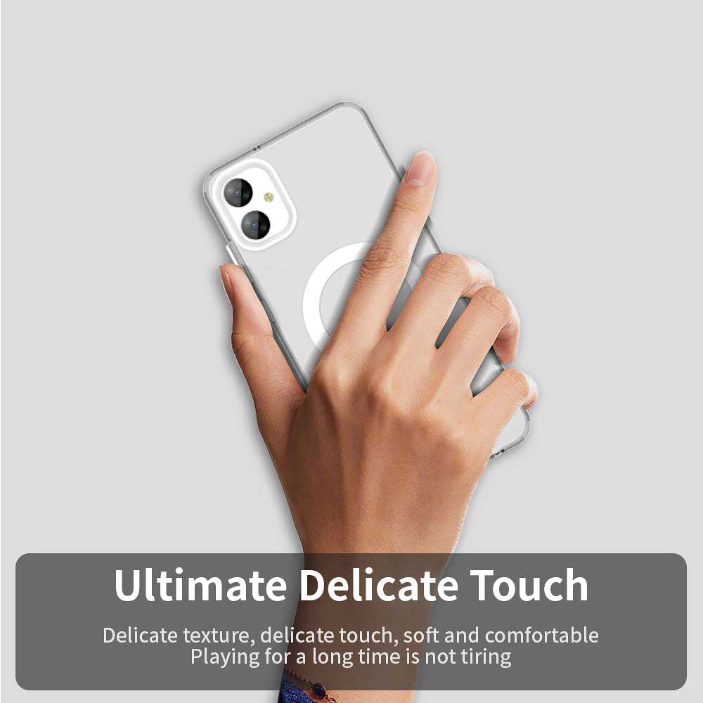 Custodia MagSafe per Samsung Galaxy A05 A055, Techsuit, CandyCase, Bianca