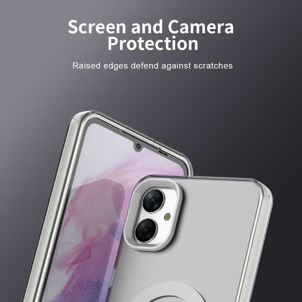 Custodia MagSafe per Samsung Galaxy A05 A055, Techsuit, CandyCase, Bianca