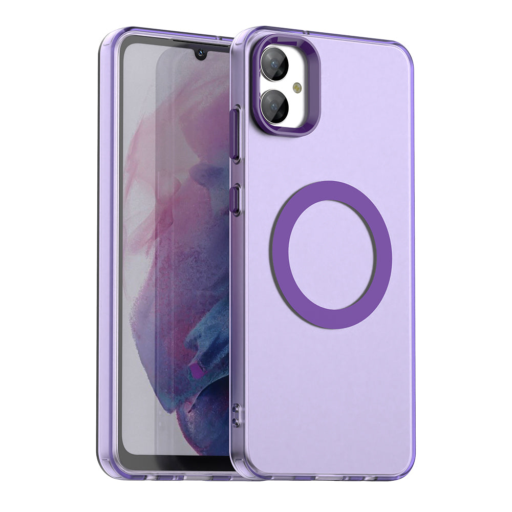 Custodia MagSafe per Samsung Galaxy A05 A055, Techsuit, CandyCase, Viola