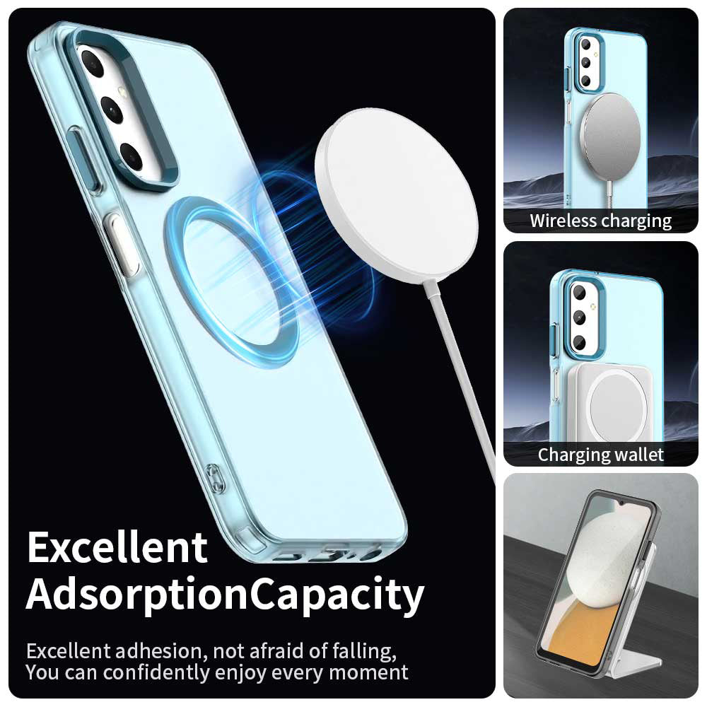 Custodia MagSafe per Samsung Galaxy A05s A057, Techsuit, CandyCase, Blu