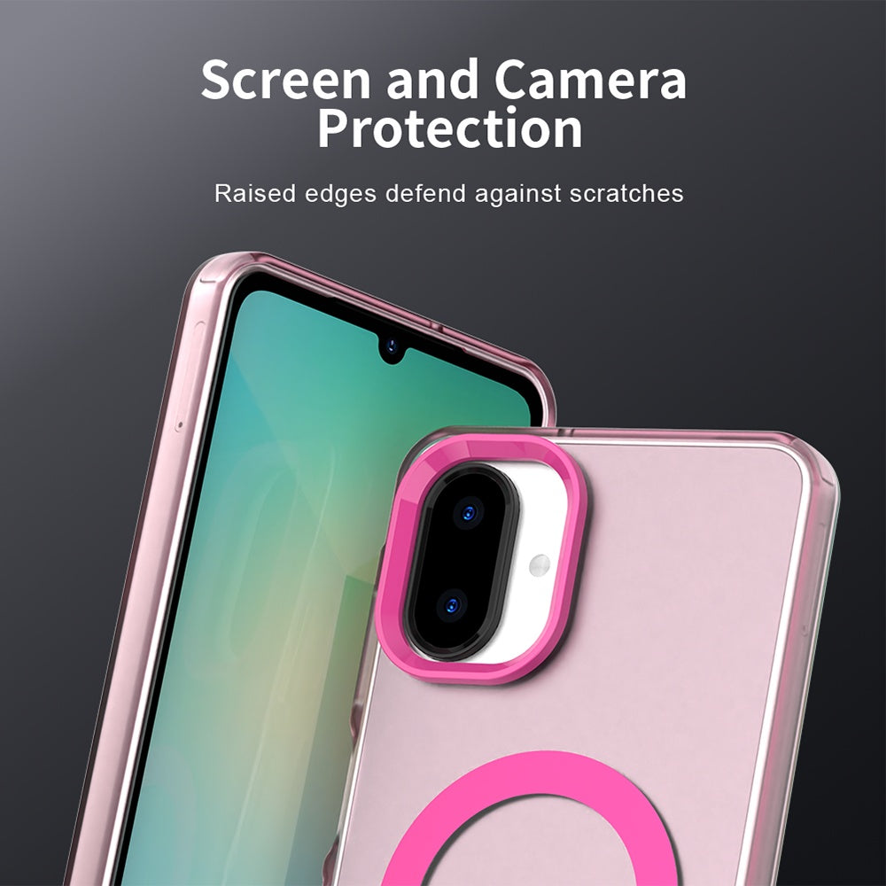 Custodia MagSafe per Samsung Galaxy A07 4G A075, Techsuit, CandyCase, Rosa