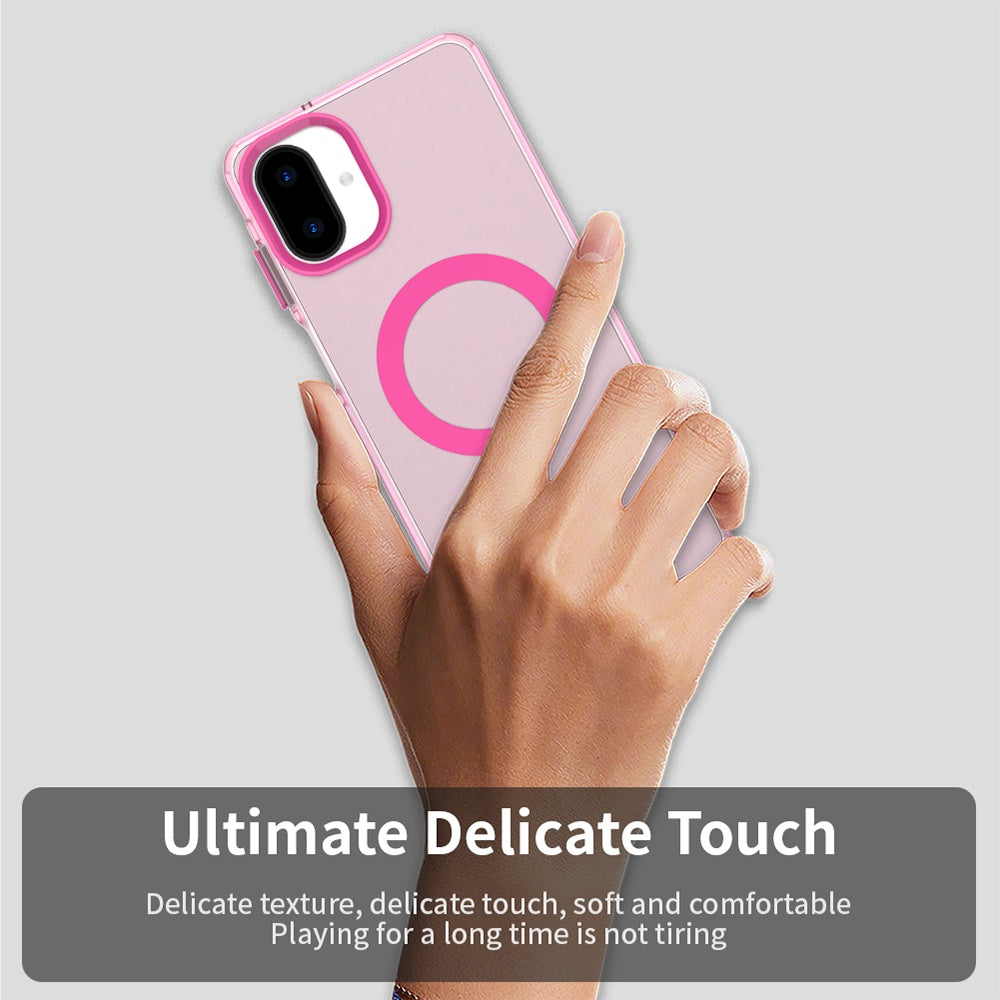 Custodia MagSafe per Samsung Galaxy A07 4G A075, Techsuit, CandyCase, Rosa