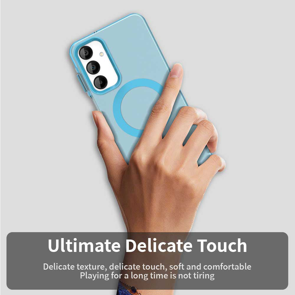 Custodia MagSafe per Samsung Galaxy A16 5G A166 / A16 4G A165, Techsuit, CandyCase, Blu