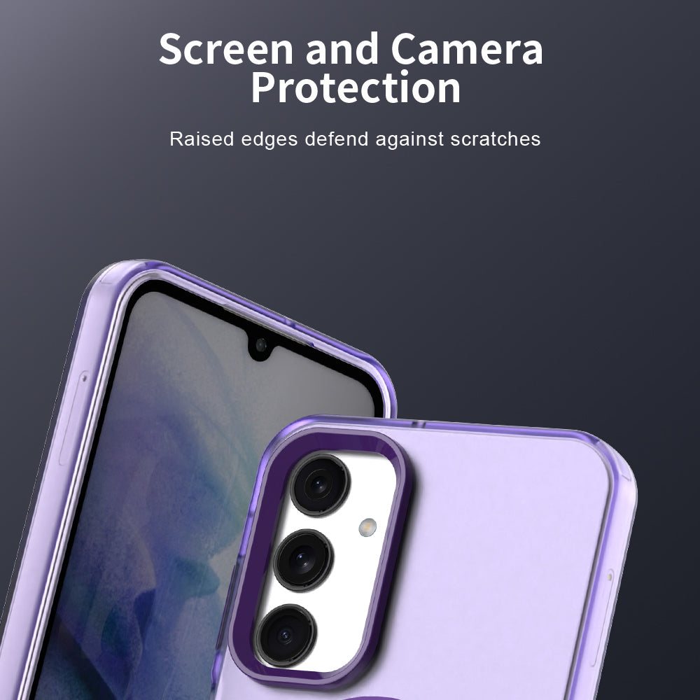Custodia MagSafe per Samsung Galaxy A25 A256, Techsuit, CandyCase, Viola