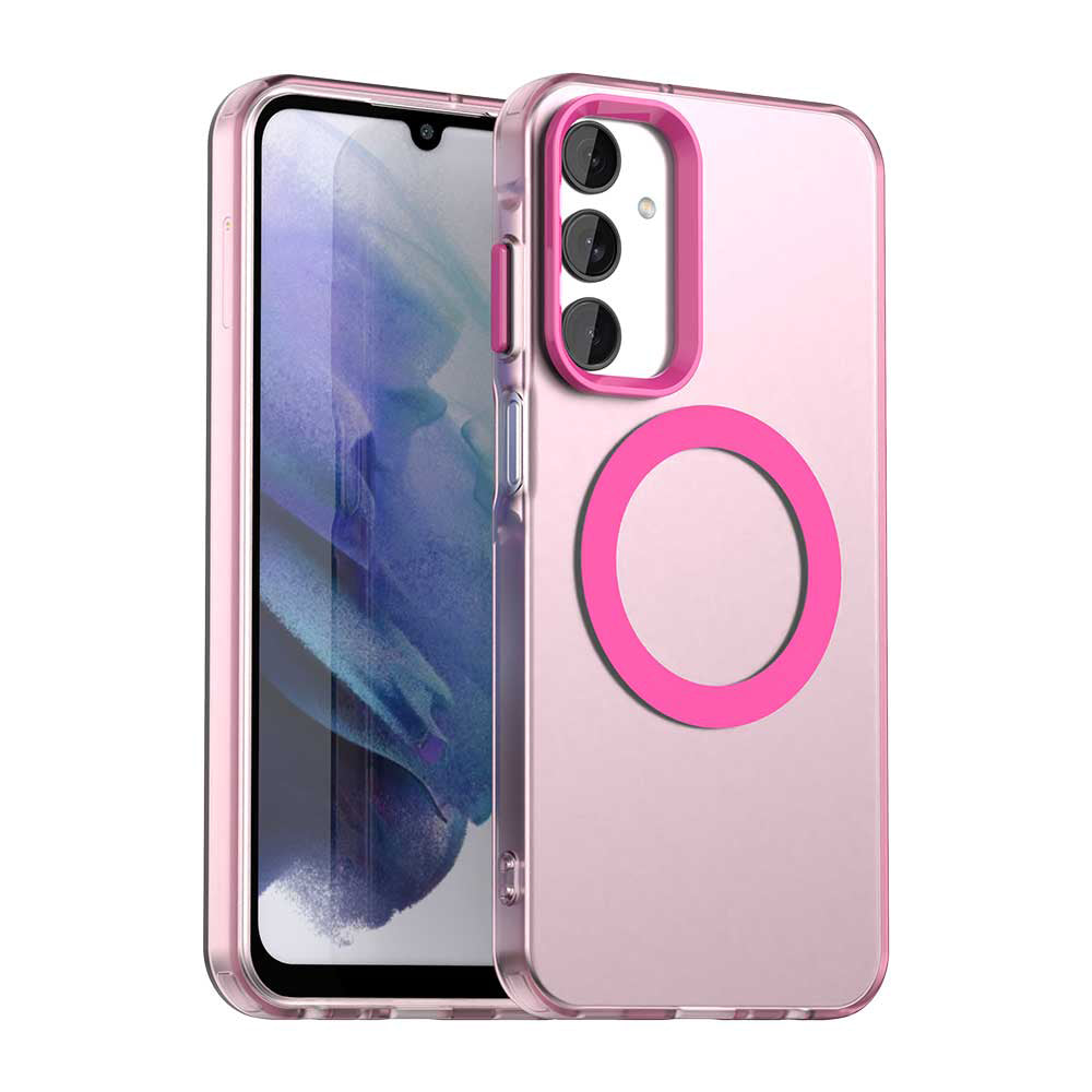 Custodia MagSafe per Samsung Galaxy A25 A256, Techsuit, CandyCase, Rosa