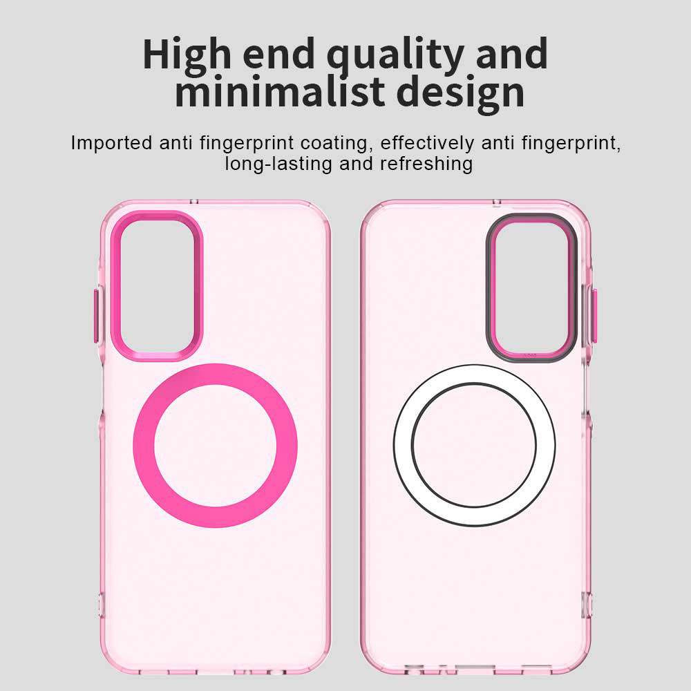 Custodia MagSafe per Samsung Galaxy A25 A256, Techsuit, CandyCase, Rosa